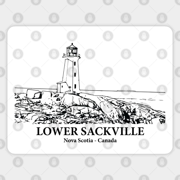 Lower Sackville - Nova Scotia Magnet by Lakeric